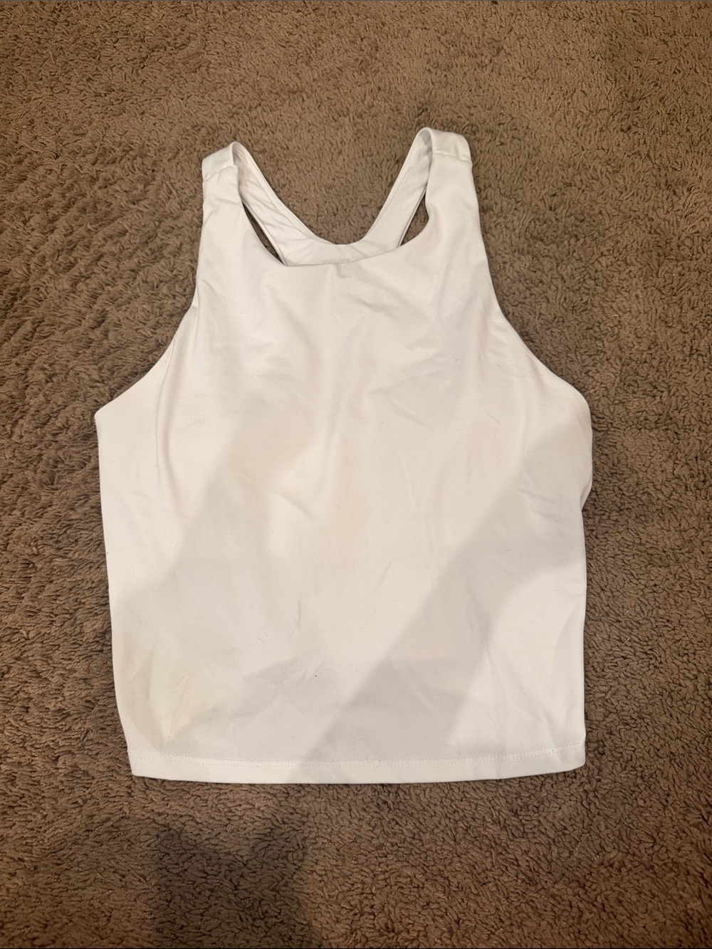 Jockey Tank Top with Built In Bra-M